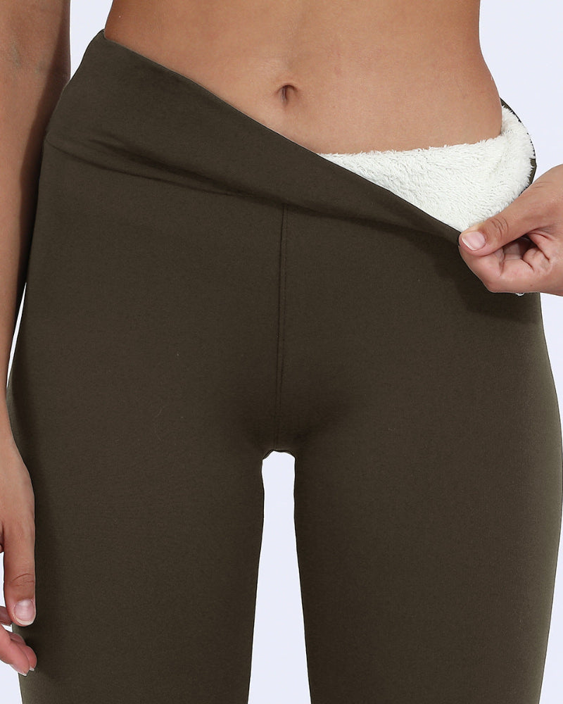 High Waist Thermal Fleece Leggings – Warm, Soft & Comfy for Winter