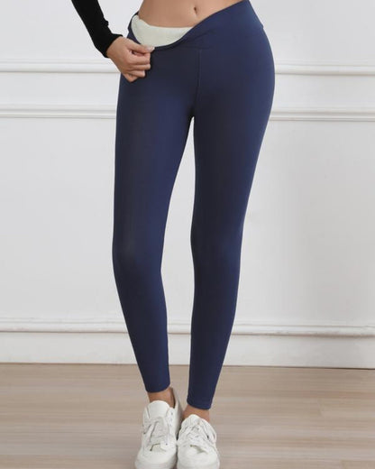 High Waist Thermal Fleece Leggings – Warm, Soft & Comfy for Winter