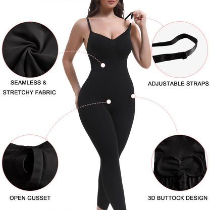 Seamless Full Body Compression Bodysuit