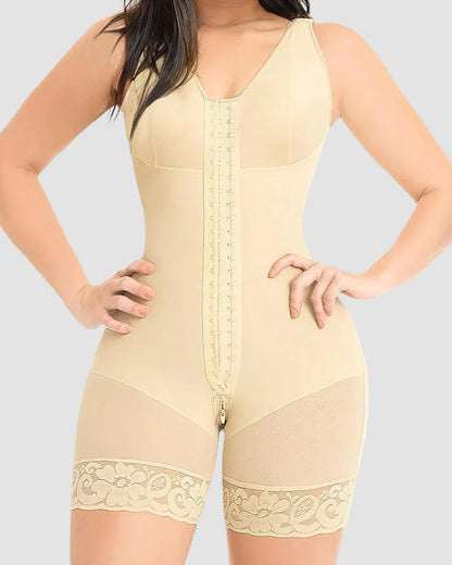 Double Compression Tummy Control Shapewear With Bra